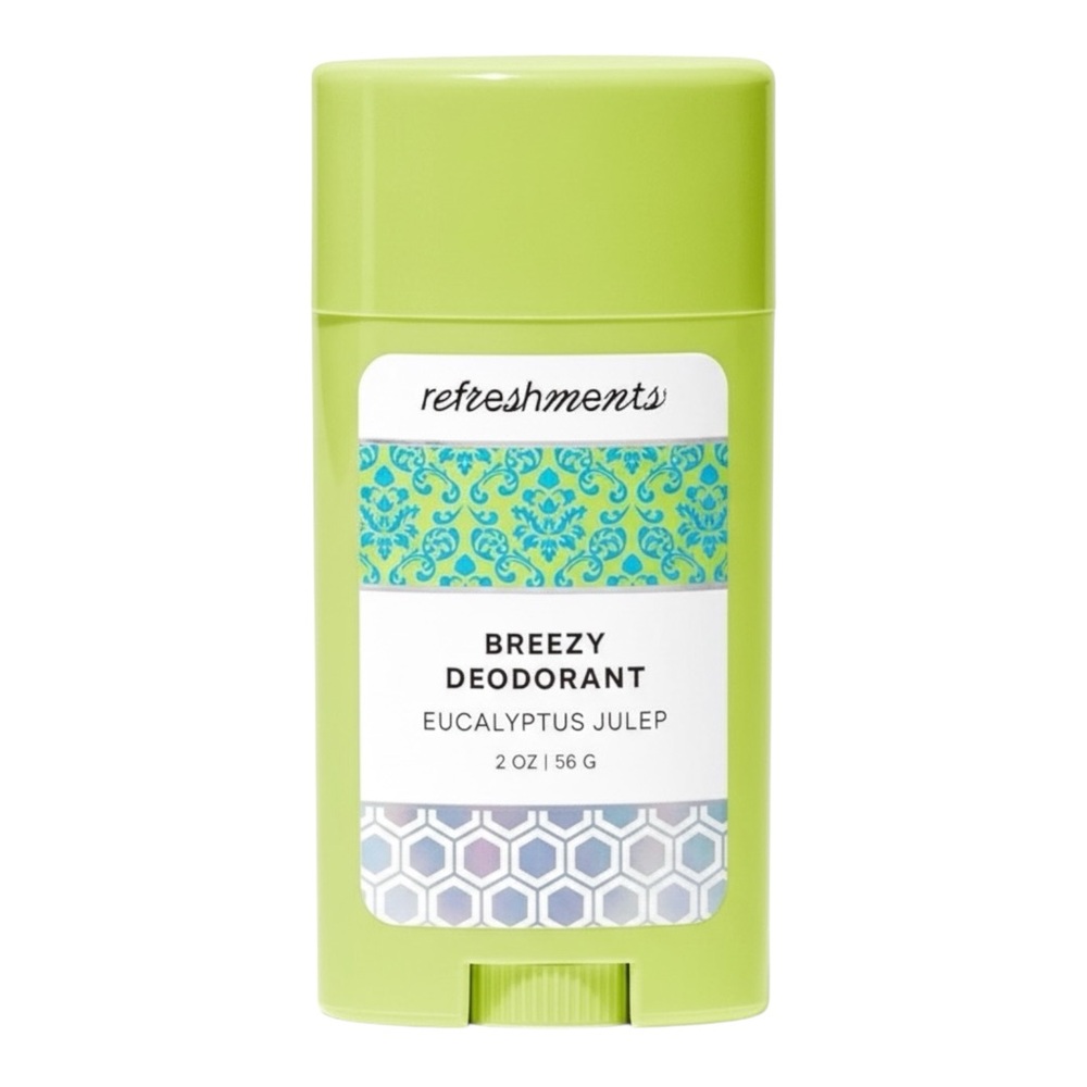 REFRESHMENTS EUCALYPTUS JULEP BREEZY DEODORANT 56G - BRAND NEW